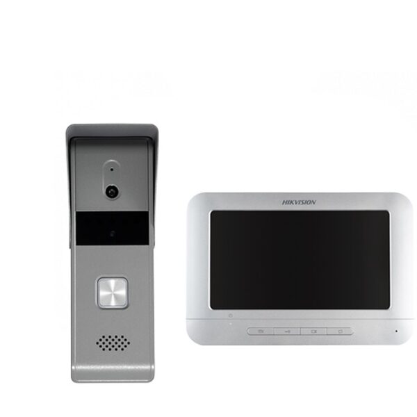 Kit Videoportero pantalla LCD color DS-KIS203T Hikvision IP66