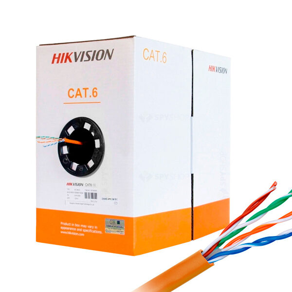 Cable UTP Categ 6 305mts unifilar cobre DS-1LN6-UE-W Hikvision