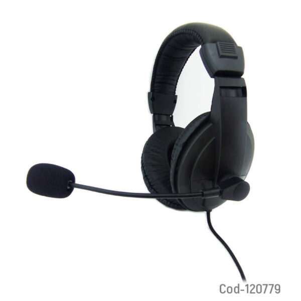 Audifonos Para Pc Con Microfono, PC. Con Regulador De Volumen