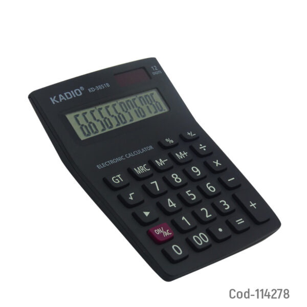 Calculadora 12 Digitos, Mediana. KD-3851B