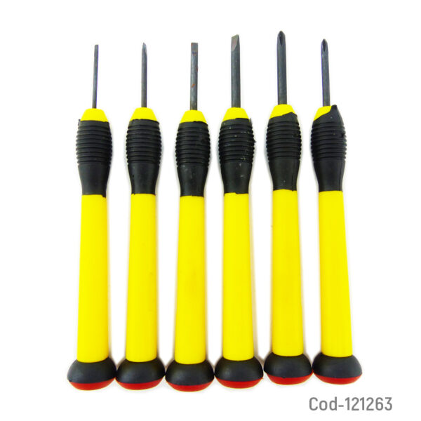 Destornillador Para Smartphone, Set X 6, Qtools. En Blister.