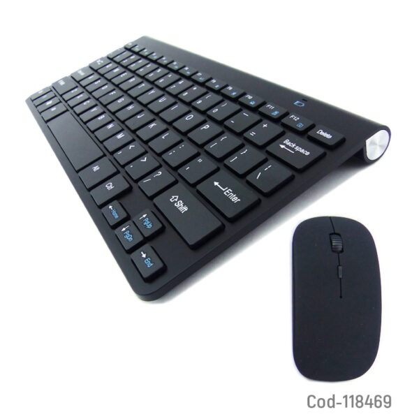 Teclado + Mouse Inalambrico, Ultra Slim. Ideal Notebook, Macbook