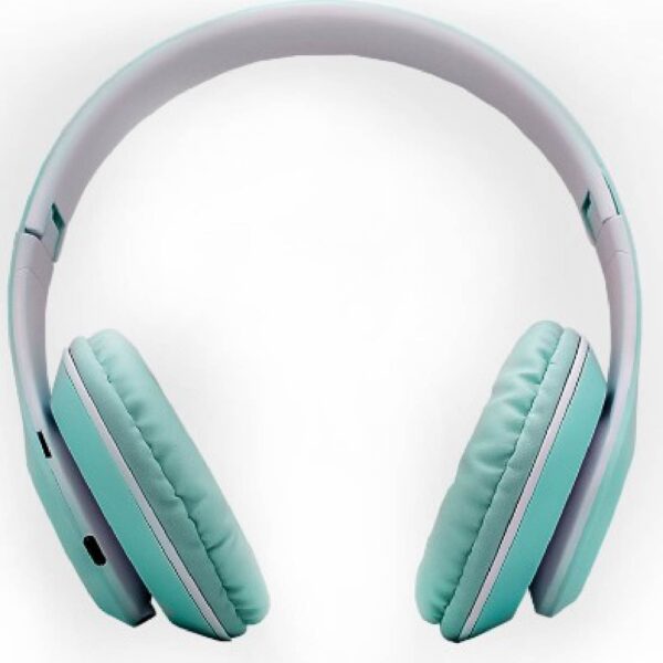 Audífonos Wireless P16 Bluetooth Recargable Headphones Celestes