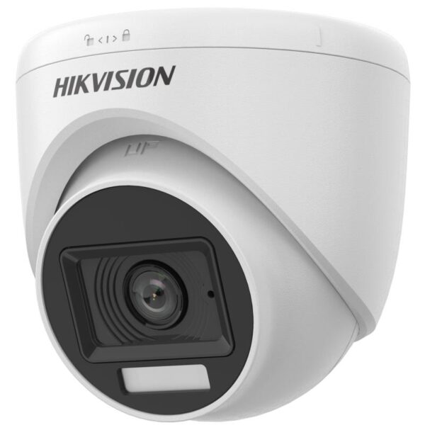 Camara Domo TVI 2MP Hikvision Smart Hybrid Light Audio DS-2CE76D0T-LPFS
